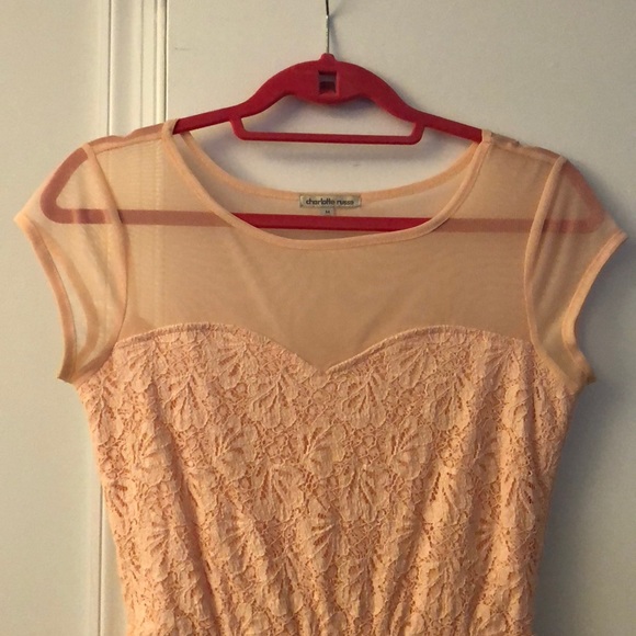 Pale Pink Lace Dress - Picture 5 of 6